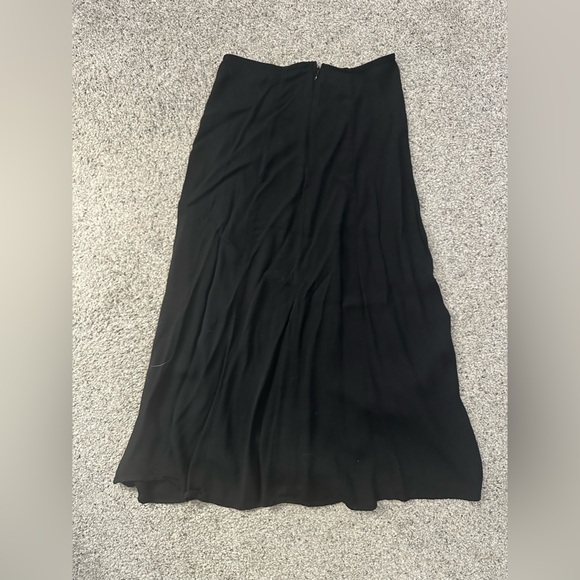 Reformation Zoe Skirt - Midi Length, Black, Side Slit - Picture 5 of 7
